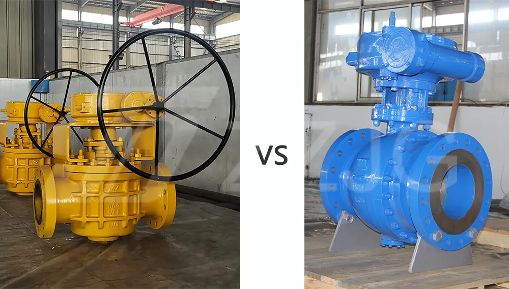 plug valve VS ball valve,plug valve and ball valve difference