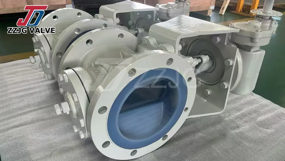 Fluorine-lined Plug Valve For Harsh Industrial Working Conditions