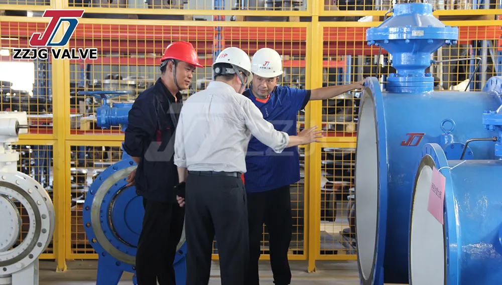 Indonesian customers visited ZZJG VALVE company