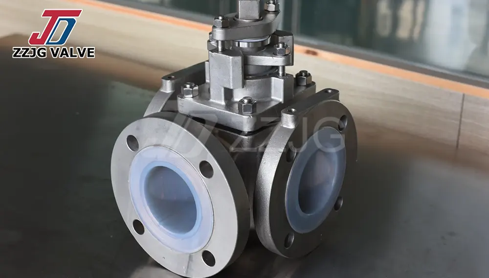 fluorine-lined plug valves and soft-sealed plug valves
