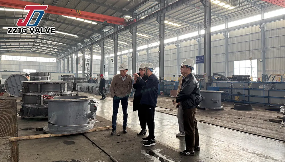 Ukrainian customer visited ZZJG for inspection