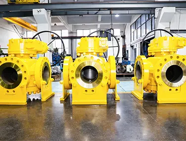 Full Port Three Way High Pressure Metal Sealing Plug Valve Case 2