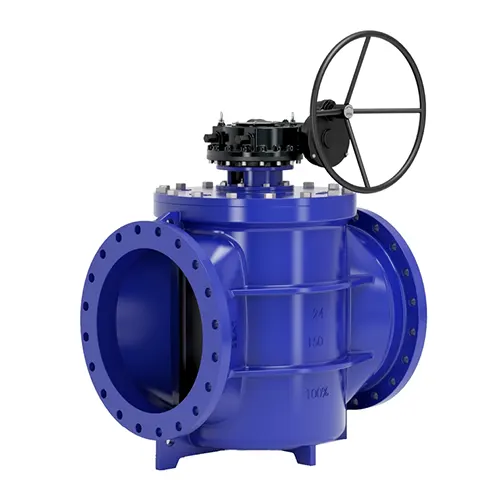 Elastic Seat Eccentric Plug Valve